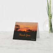Acacia Sunset Hartelijk dank Bedankkaart (Voorkant)