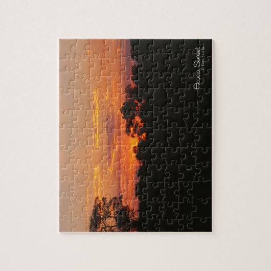 Acacia Sunset Legpuzzel (Verticaal)