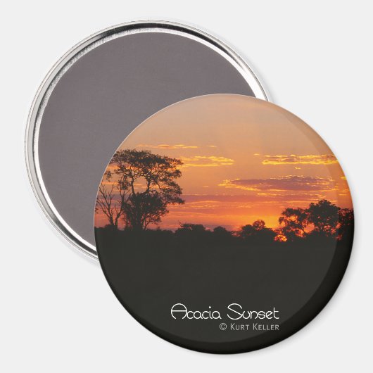 Acacia Sunset Magneet (Voorkant / Achterkant)