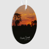 Acacia Sunset Ornament (voorkant)
