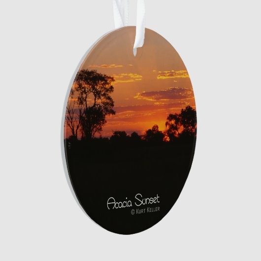 Acacia Sunset Ornament (voorkant)