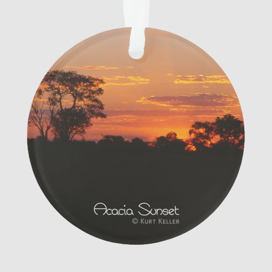 Acacia Sunset Ornament (achterkant)