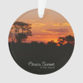 Acacia Sunset Ornament (voorkant)