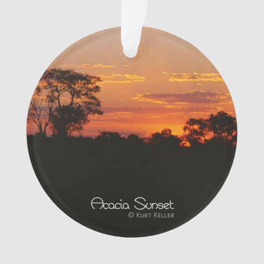 Acacia Sunset Ornament (voorkant)