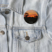 Acacia Sunset Photo Round Button (In situ)