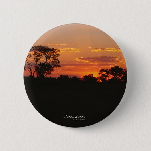 Acacia Sunset Ronde Button 5,7 Cm (Voorkant)