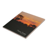 Acacia Sunset Tegeltje (Zijkant)