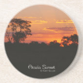 Acacia Sunset Zandsteen Onderzetter (Voorkant)
