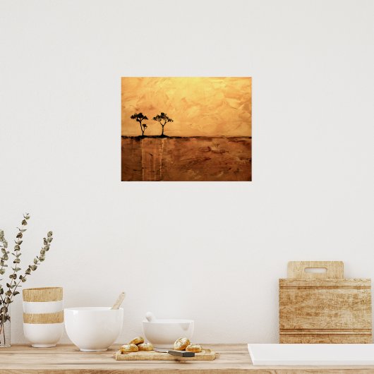 Acacia Tree 16 x 20 door Ben Walker Poster (Keuken)