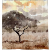 Acacia Tree Africa Custom Shower Curtain Douchegordijn (Voorkant)