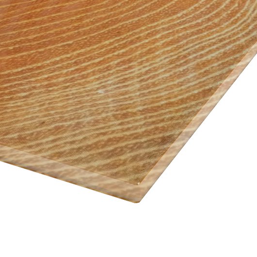 Acacia Tree Cross Section Glass Choping Board Snijplank (Hoek)