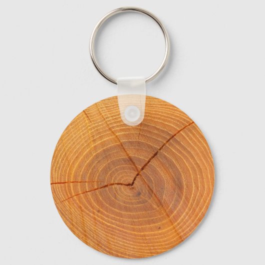 Acacia Tree Cross Section Key Ring Sleutelhanger (Voorkant)
