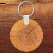 Acacia Tree Cross Section Key Ring Sleutelhanger (Voorkant)