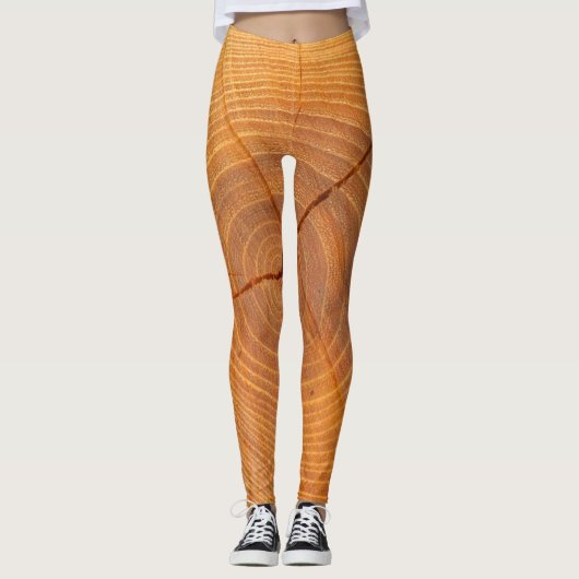Acacia Tree Dwarsdoorsnede Leggings (Voorkant)