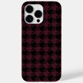  Academia Black en Dark Garnet Houndstooth Case-Mate iPhone Case (Achterkant)