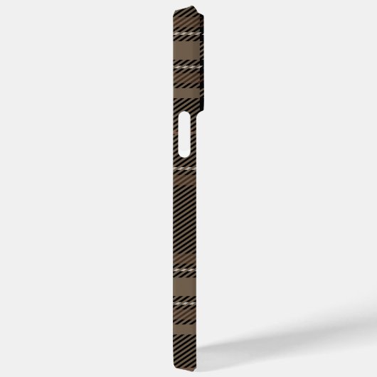 Academia Black Plaid Case-Mate iPhone Case (Achterkant / Rechts)