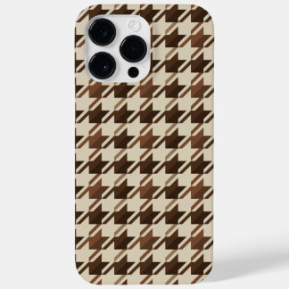 Academia Brown Houndstooth Case-Mate iPhone 14 Pro Max Hoesje