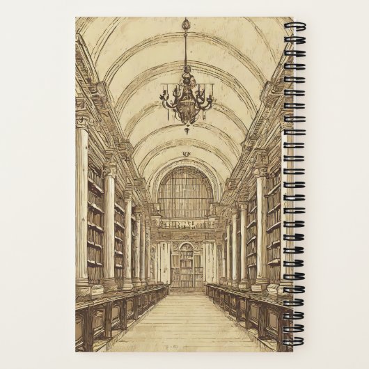 Academia Journal "The Library" Notitieboek (Achterkant)