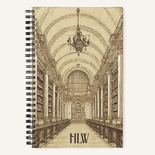 Academia Journal "The Library" Notitieboek (Voorkant)