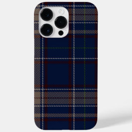 Academia Navy Blue Plaid Case-Mate iPhone 14 Pro Max Hoesje