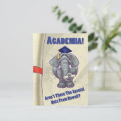 Academia Scroll Briefkaart (Staand voorkant)