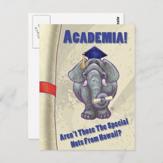 Academia Scroll Briefkaart (Voorkant / Achterkant)