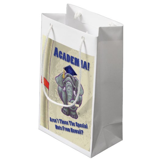 Academia Scroll Klein Cadeauzakje (Achterkant Gekanteld)