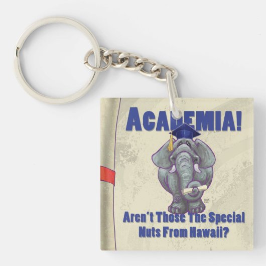 Academia Scroll Sleutelhanger (Voorkant)