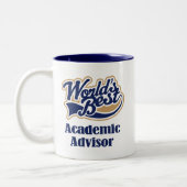 Academic Advisor Gift Tweekleurige Koffiemok (Links)