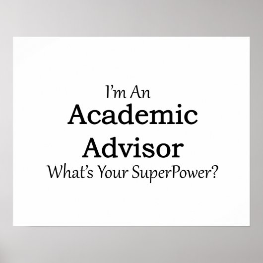 Academic Advisor Poster (Voorkant)
