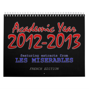 Academic Calendar 2012-2013, Frans Kalender
