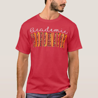 Academic Coordinator leopard Herfst Autumn Lovers T-shirt