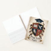 Academic Crest Builder | Customisable Collegiate Notitieboek (Binnen)