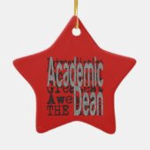 Academic Dean Extraordinaire Keramisch Ornament (Achterkant)