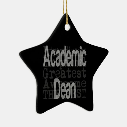 Academic Dean Extraordinaire Keramisch Ornament (Rechts)