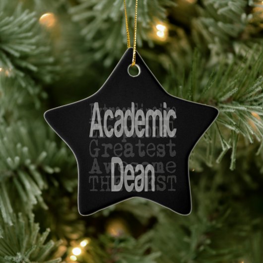 Academic Dean Extraordinaire Keramisch Ornament (Boom)