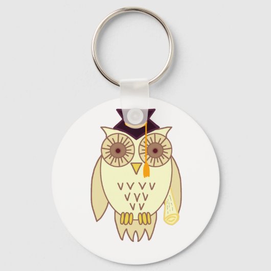 Academic Owl Sleutelhanger (Voorkant)