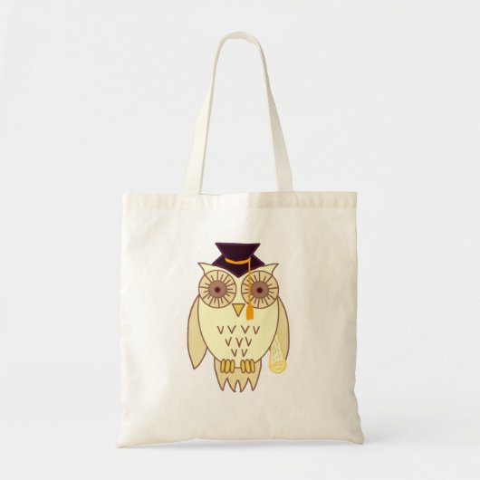 Academic Owl Tote Bag (Voorkant)