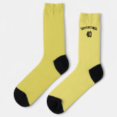 Academic Team Name Baseball Socks - Custom Number Sokken (Links)