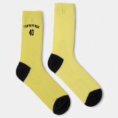 Academic Team Name Baseball Socks - Custom Number Sokken (Rechts)
