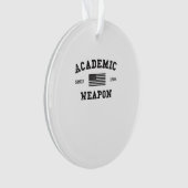 Academic Weapon Classic Funny Meme Ornament (voorkant)