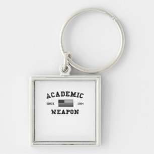 Academic Weapon Classic Funny Meme Sleutelhanger