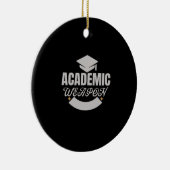 Academic Weapon Classic Schattige Keramisch Ornament (Rechts)