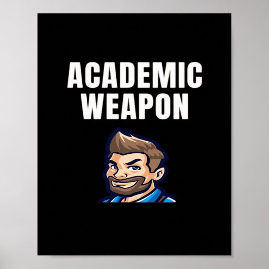 Academic Weapon - Inspirerend Classic Schattigee M Poster (Voorkant)