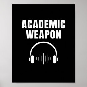 Academic Weapon - Inspirerend Classic Viral Poster