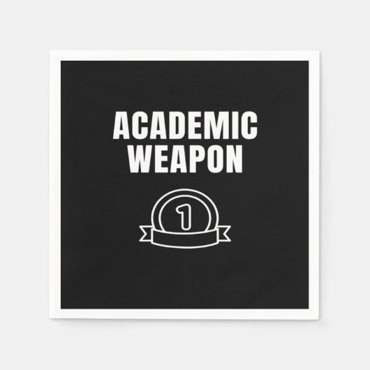 Academic Weapon - Inspirerend oversized Funny TR Servet (Voorkant)