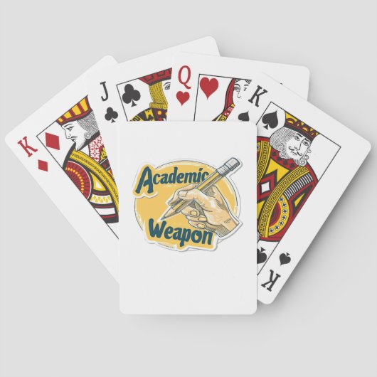 Academic Weapon Sticker Pokerkaarten (Achterkant)