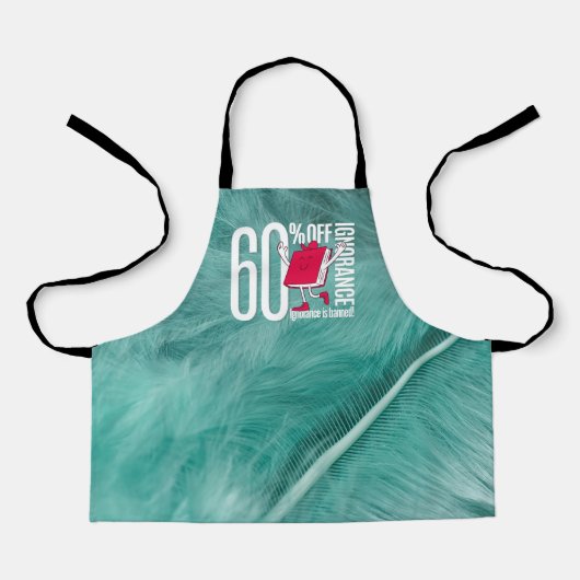 Academic Whimsical Book Character 60 Percent Off  Schort (Voorkant)