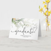 Academie Afstuderen Afstudeerder schenkingen Kaart (Gele Bloem)