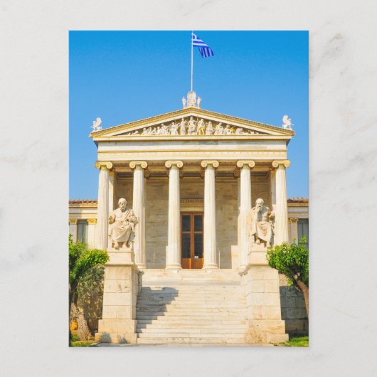 Academie in Athene, Griekenland Briefkaart (Voorkant)